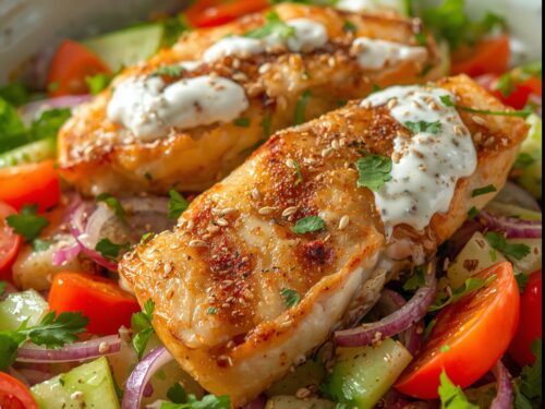 grilled fish salad