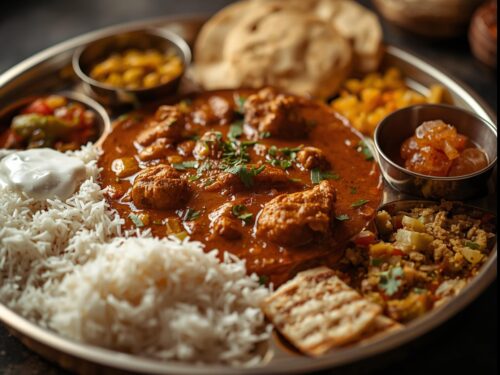 dine in chicken thali