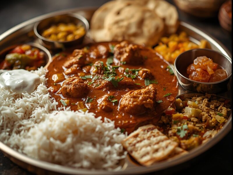 dine in chicken thali