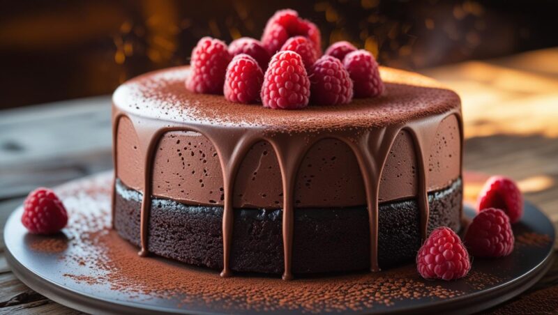 eggless chocolate cake