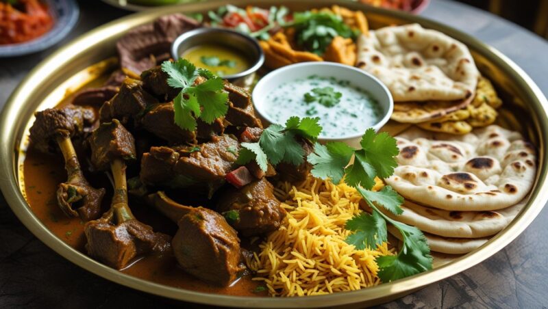 mutton thali